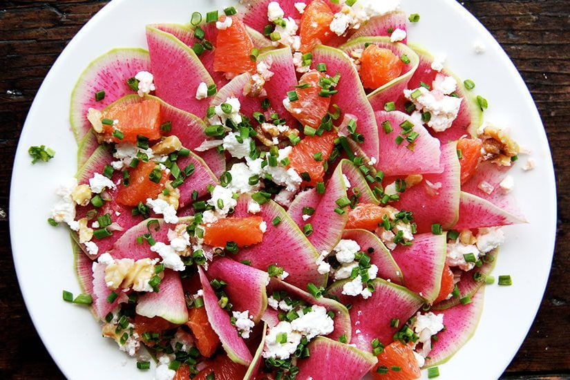 Watermelon Radish Salad